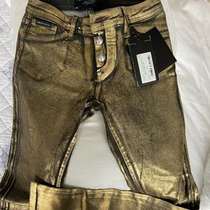 Phillip Plein Goldie Jeggings size 26